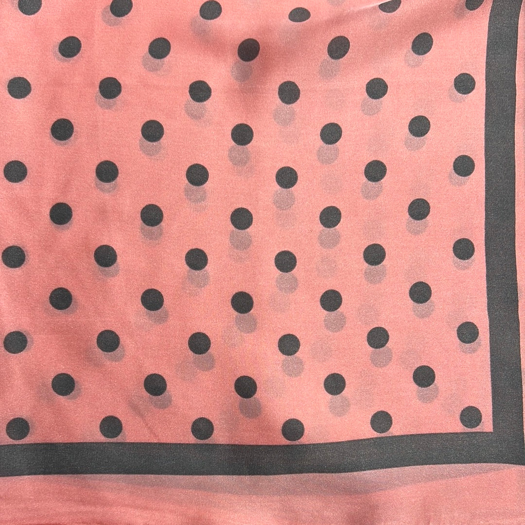 YF08-C1 POLKA DOTS SCARF - German Fuentes Wholesale of Leather Handbags, Belts and Accessories - German Fuentes