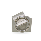 CINT-06 CIRCULAR BUCKLE LEATHER BELT - German Fuentes Wholesale of Leather Handbags, Belts and Accessories - German Fuentes