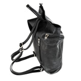 GF0241 GENUINE ITALIAN LEATHER FOLDABLE BACKPACK - German Fuentes Wholesale of Leather Handbags, Belts and Accessories - German Fuentes