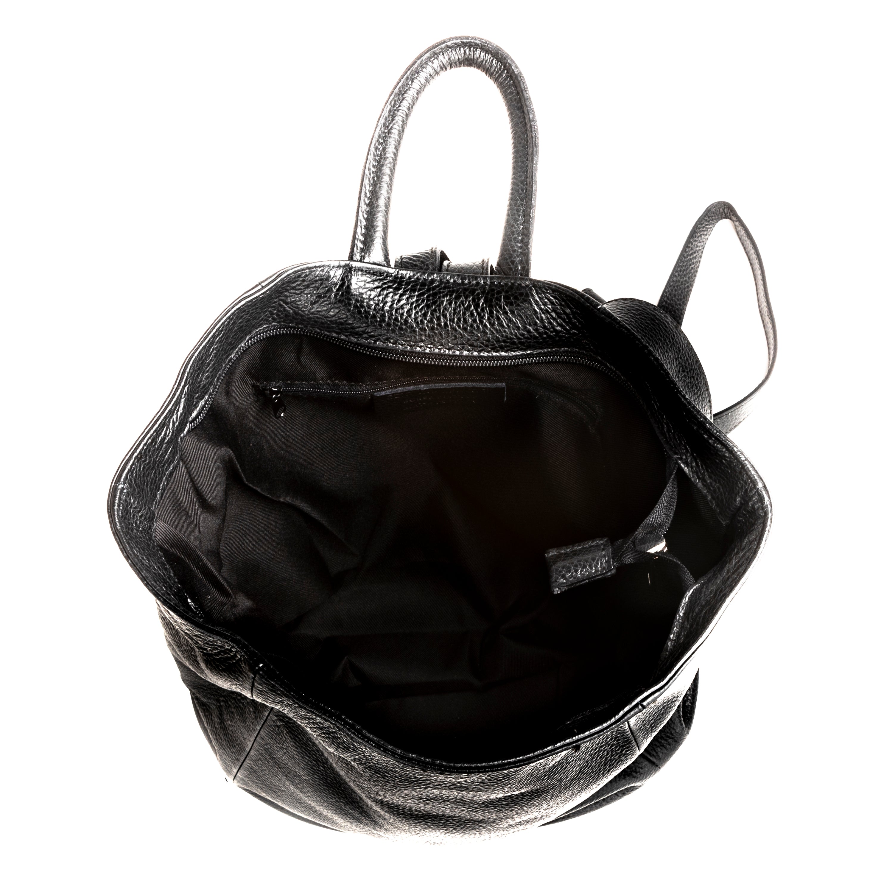 GF0241 GENUINE ITALIAN LEATHER FOLDABLE BACKPACK - German Fuentes Wholesale of Leather Handbags, Belts and Accessories - German Fuentes