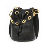 GF0441 GENUINE ITALIAN LEATHER BUCKET BAG
