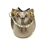 GF0441 GENUINE ITALIAN LEATHER BUCKET BAG