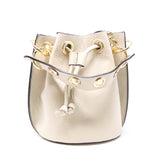 GF0441 GENUINE ITALIAN LEATHER BUCKET BAG