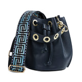 GF0441 GENUINE ITALIAN LEATHER BUCKET BAG