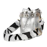 GF0441 GENUINE ITALIAN LEATHER BUCKET BAG