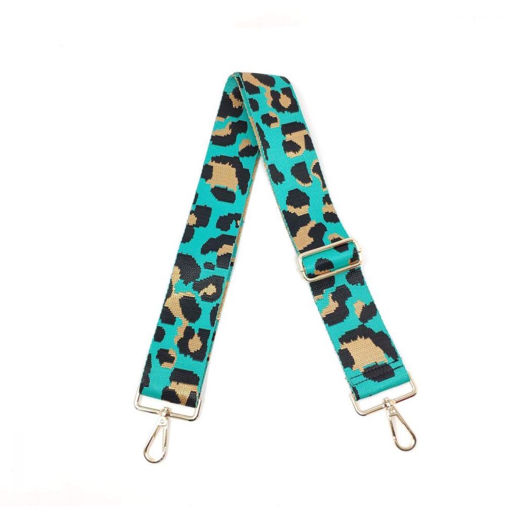 STR-31 CROSSBODY ADJUSTABLE ANIMAL PRINT STRAP FOR BAGS - German Fuentes Wholesale of Leather Handbags, Belts and Accessories - German Fuentes
