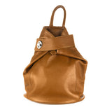 GF0241 GENUINE ITALIAN LEATHER FOLDABLE BACKPACK - German Fuentes Wholesale of Leather Handbags, Belts and Accessories - German Fuentes