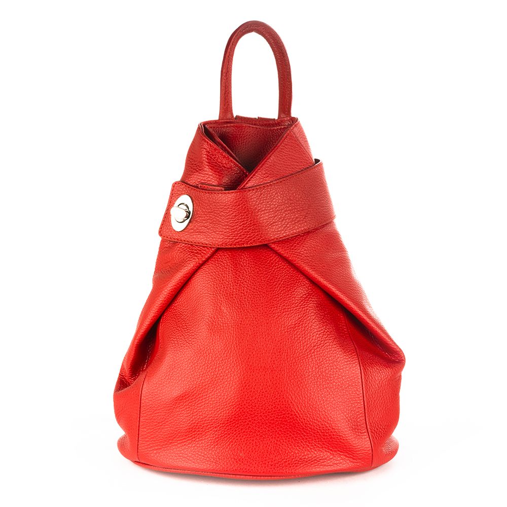 GF0241 GENUINE ITALIAN LEATHER FOLDABLE BACKPACK - German Fuentes Wholesale of Leather Handbags, Belts and Accessories - German Fuentes