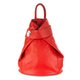GF0241 GENUINE ITALIAN LEATHER FOLDABLE BACKPACK - German Fuentes Wholesale of Leather Handbags, Belts and Accessories - German Fuentes