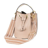GF0441 GENUINE ITALIAN LEATHER BUCKET BAG