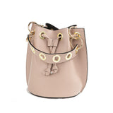 GF0441 GENUINE ITALIAN LEATHER BUCKET BAG