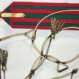 GF08-R13 GOLD CHAIN AND ROPE RECTANGULAR SCARVES - German Fuentes Wholesale of Leather Handbags, Belts and Accessories - German Fuentes