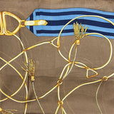 GF08-R13 GOLD CHAIN AND ROPE RECTANGULAR SCARVES - German Fuentes Wholesale of Leather Handbags, Belts and Accessories - German Fuentes
