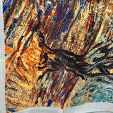 YF10-M15 ABSTRACT DESIGN MID SIZE SCARF - German Fuentes Wholesale of Leather Handbags, Belts and Accessories - German Fuentes