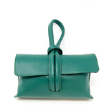 GF0467 GENUINE ITALIAN LEATHER  WRISTLET BAG