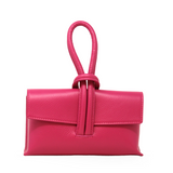GF0467 GENUINE ITALIAN LEATHER  WRISTLET BAG