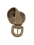 CINT-52 BRAIDED ELASTIC D-RING BUCKLE BELT