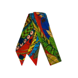 YF08-T33 COLORFUL TROPICAL BOTANICAL PRINT