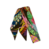YF08-T33 COLORFUL TROPICAL BOTANICAL PRINT