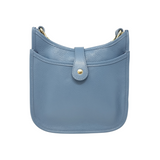 GF0745-S GENUINE ITALIAN  LEATHER MID MESSENGER BAG