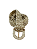 CINT-52 BRAIDED ELASTIC D-RING BUCKLE BELT