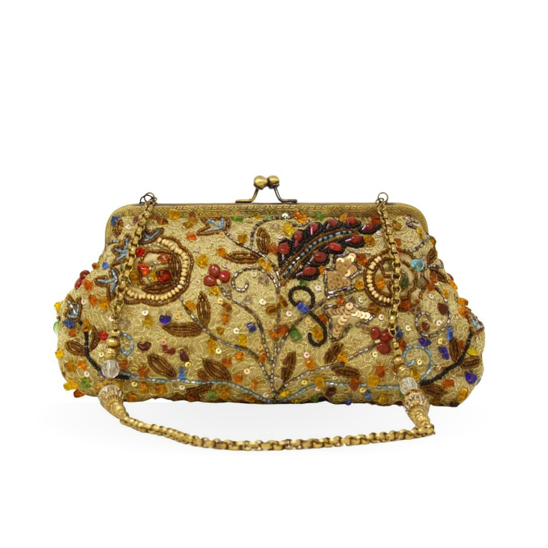NF574 EVENING SHOULDER AND CLUTCH BAG - German Fuentes Wholesale of Leather Handbags, Belts and Accessories - German Fuentes