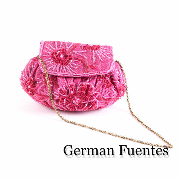 NF661  EVENING SHOULDER AND CLUTCH BAG - German Fuentes Wholesale of Leather Handbags, Belts and Accessories - German Fuentes
