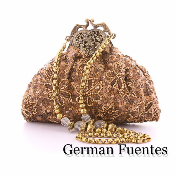 NF695 EVENING SHOULDER AND CLUTCH BAG - German Fuentes Wholesale of Leather Handbags, Belts and Accessories - German Fuentes