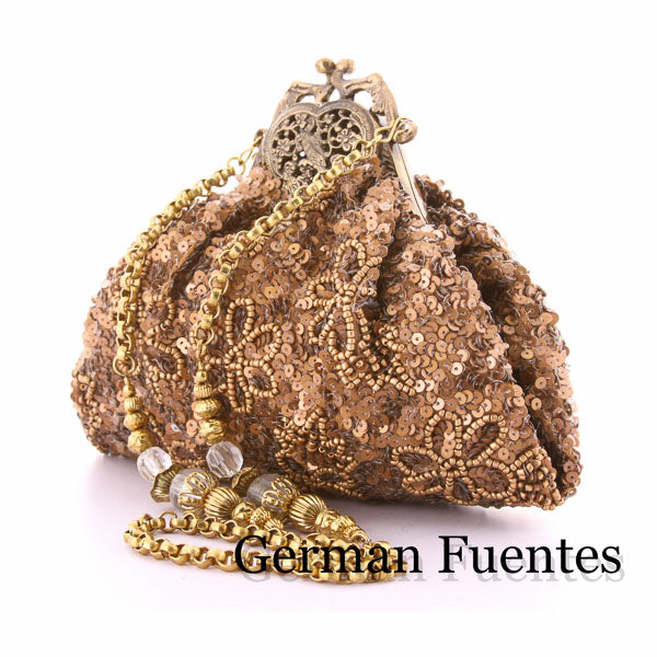NF695 EVENING SHOULDER AND CLUTCH BAG - German Fuentes Wholesale of Leather Handbags, Belts and Accessories - German Fuentes