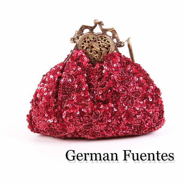 NF695 EVENING SHOULDER AND CLUTCH BAG - German Fuentes Wholesale of Leather Handbags, Belts and Accessories - German Fuentes
