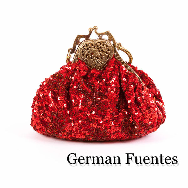 NF695 EVENING SHOULDER AND CLUTCH BAG - German Fuentes Wholesale of Leather Handbags, Belts and Accessories - German Fuentes