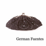 NF725 EVENING SHOULDER AND CLUTCH BAG - German Fuentes Wholesale of Leather Handbags, Belts and Accessories - German Fuentes