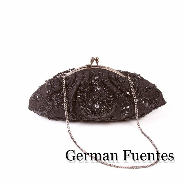 NF725 EVENING SHOULDER AND CLUTCH BAG - German Fuentes Wholesale of Leather Handbags, Belts and Accessories - German Fuentes
