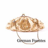 NF725 EVENING SHOULDER AND CLUTCH BAG - German Fuentes Wholesale of Leather Handbags, Belts and Accessories - German Fuentes