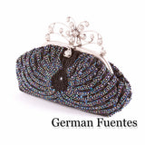 NF728  EVENING SHOULDER AND CLUTCH BAG - German Fuentes Wholesale of Leather Handbags, Belts and Accessories - German Fuentes
