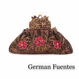 NF734 EVENIN SHOULDER AND CLUTCH  BAG - German Fuentes Wholesale of Leather Handbags, Belts and Accessories - German Fuentes