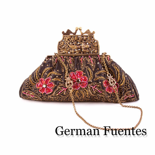 NF734 EVENIN SHOULDER AND CLUTCH  BAG - German Fuentes Wholesale of Leather Handbags, Belts and Accessories - German Fuentes