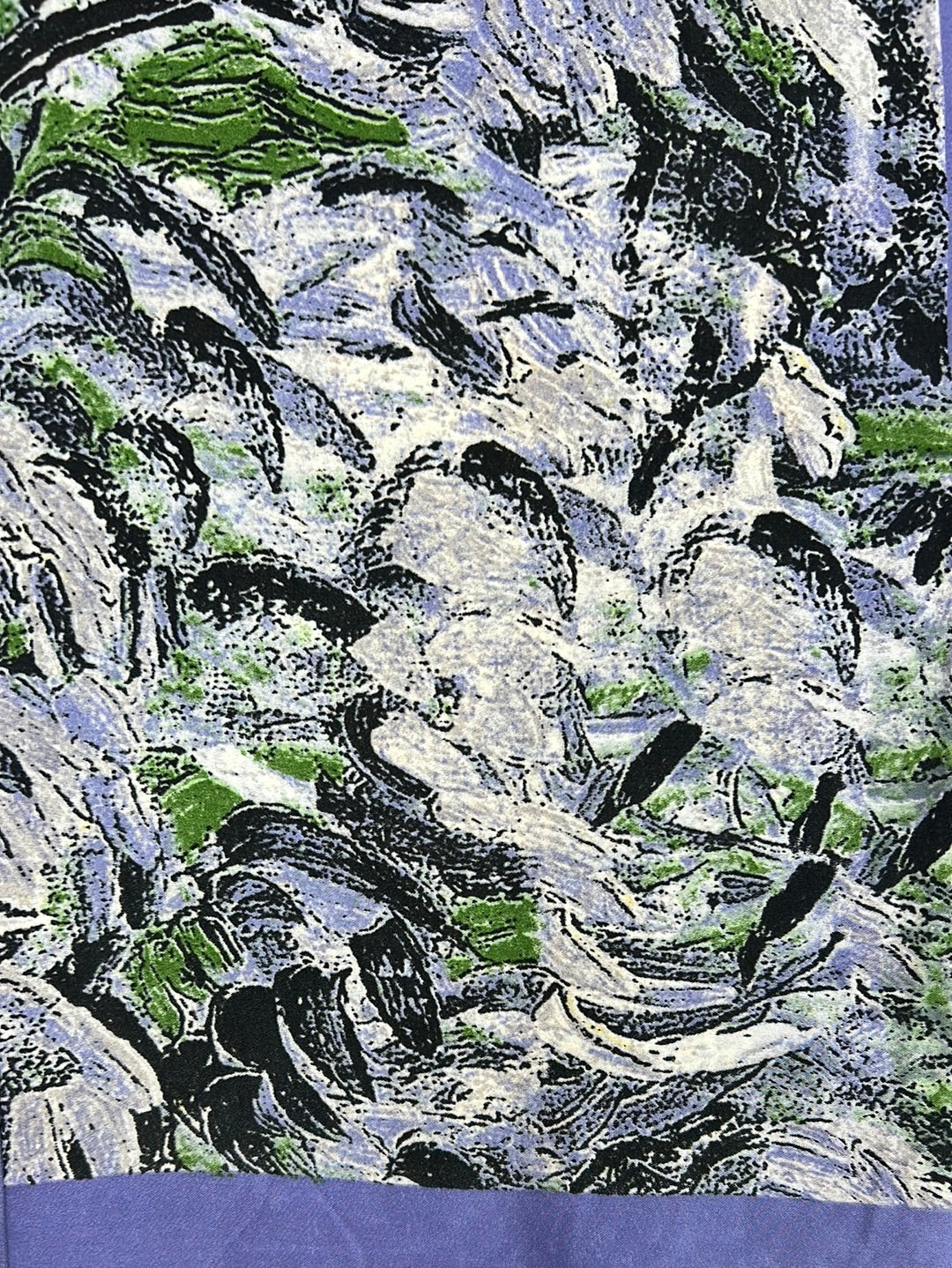 YF10-M15 ABSTRACT DESIGN MID SIZE SCARF - German Fuentes Wholesale of Leather Handbags, Belts and Accessories - German Fuentes