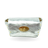 GF0655 GENUINE ITALIAN  LEATHER CROSSBODY BAG