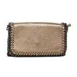 GF0390 GENUINE ITALIAN LEATHER CROSSBODY CLUTCH