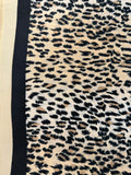 YF10-M29  LEOPARD PRINT MID SIZE SQUARE SCARF