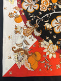 YF08-C91 AUTUMN FLORAL SCARF - German Fuentes Wholesale of Leather Handbags, Belts and Accessories - German Fuentes