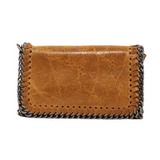 GF0390 GENUINE ITALIAN LEATHER CROSSBODY CLUTCH