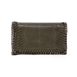 GF0392 GENUINE ITALIAN LEATHER CROSSBODY CLUTCH