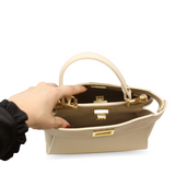 GF0823 GENUINE ITALIAN LEATHER HANDLE AND CROSSBODY BAG