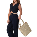 GF0875 TOTE LEATHER HANDBAG