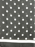 YF10-M10 POLKA DOTS MID SIZE SCARF - German Fuentes Wholesale of Leather Handbags, Belts and Accessories - German Fuentes