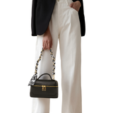 GF13210 GENUINE ITALIAN LEATHER BUCKET SHOULDER AND CROSSBODY BAG