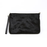 GF1087 GENUINE ITALIAN LEATHER CLUTCH AND WRISTLET BAG
