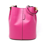 GF2554 LEATHER BUCKET BAG